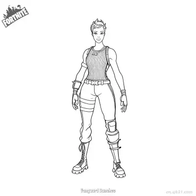 Free printable Vanguard Banshee 02 Coloring Page - Free PDF Printable Fortnite Coloring Sheets coloring page